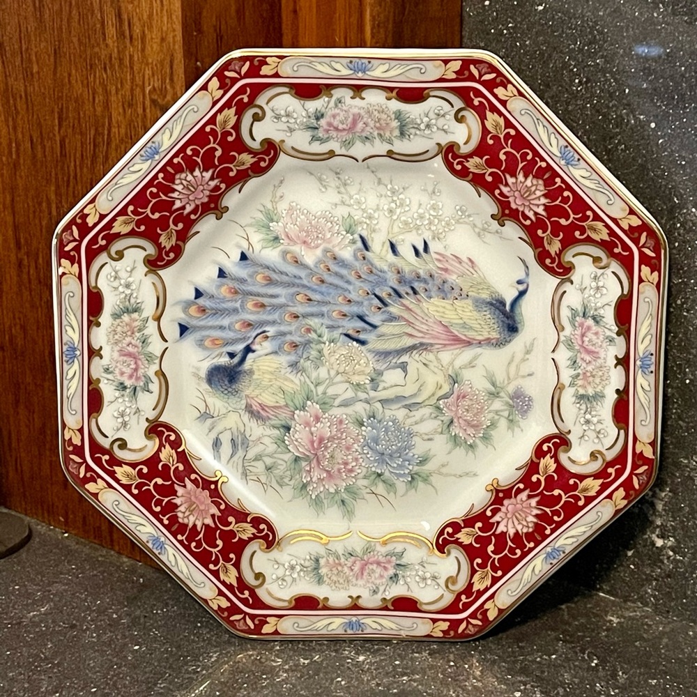 Japan Peacock plate
